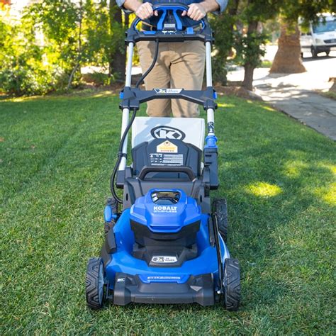 Kobalt 2x24 48-volt 20-in Cordless Self-propelled Lawn Mower 5 Ah (2 ...