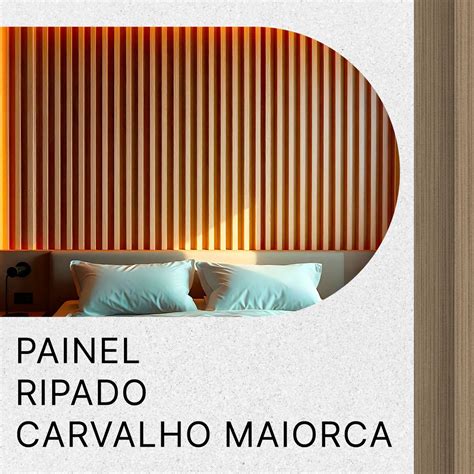 Painel Ripado Decorativo em Barras de Madeira MDF Laminado 180 x 6,2 cm ...