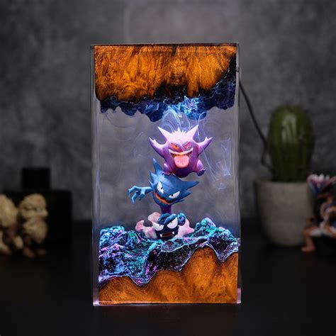 Gengar Pokemon Resin lamp – ResinViet
