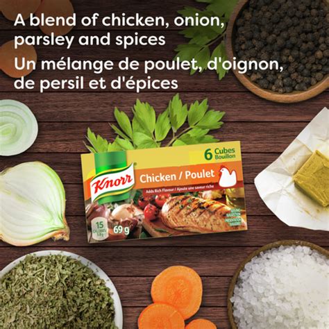 Knorr Bouillon Cubes Chicken for rich deep chicken flavour 69 g - Voilà ...