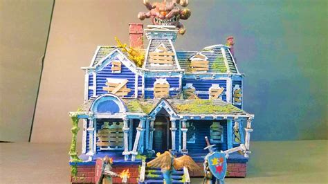 DnD fan builds mini yet menacing Stranger Things Creel House