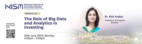 The Role of Big Data and Analytics in Investing - National Institute of ...