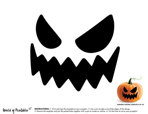Printable Halloween Pumpkin Faces | FREE Printable