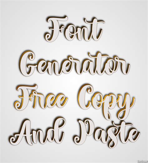 Image result for Customized Font Copy and Paste