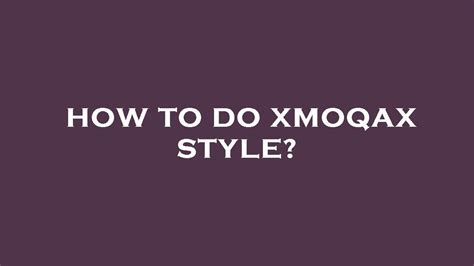 Image result for Xmoqax Problem Hot Mess