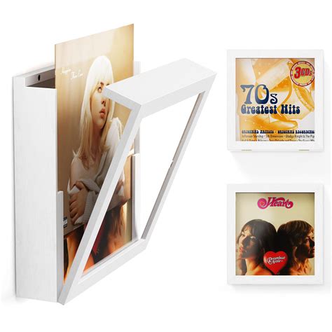 Ebern Designs 2 Pack Vinyl Record Frame, Album Frames For Display Up To ...