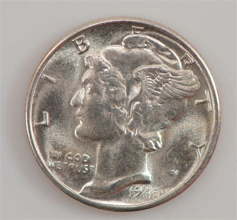 1945-D Mercury/Winged Liberty Head Dime | Property Room