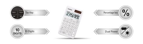Casio SL-1000SC-WE Portable Calculator (White) : Amazon.in: Office Products