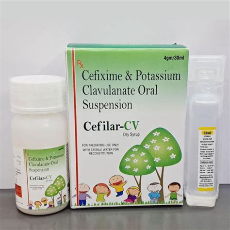 CEFILAR- CV DRY SYRUP METLAR FORMULATIONS