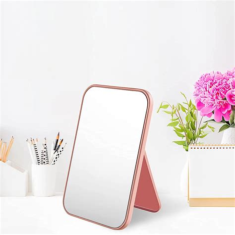 Nathgra Desktop Makeup Mirror,Foldable Makeup Mirror Simple Portable ...