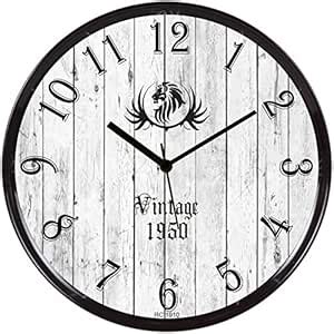 Buy Regent Round Vintage Wall Clock with Glass for Home/Bedroom/Living ...