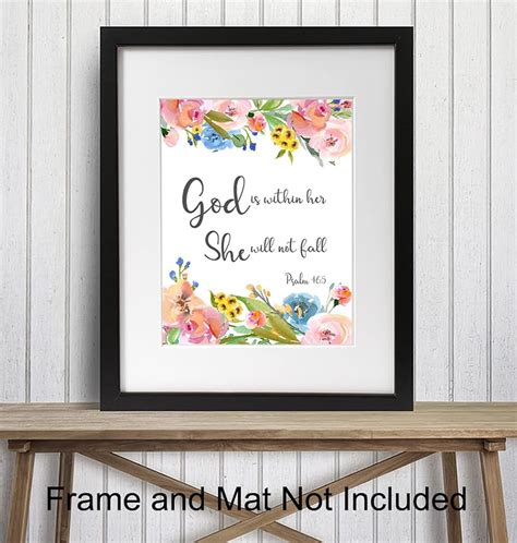 YELLOWBIRD ART & DESIGN Psalm 46 - God is Within Her She Will Not Fall ...