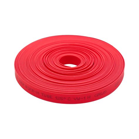 Electronic Spices 6mm Red Color Polyolefin Heat Shrink Tube Pack of 50 ...