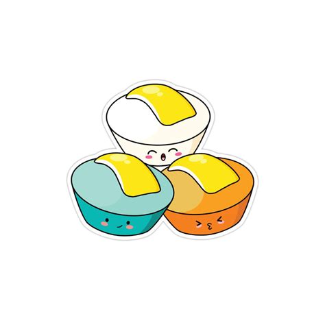 Buy Cute Kawaii Puto Cheese Sticker, Filipino Food Sticker, Pinoy Snack ...