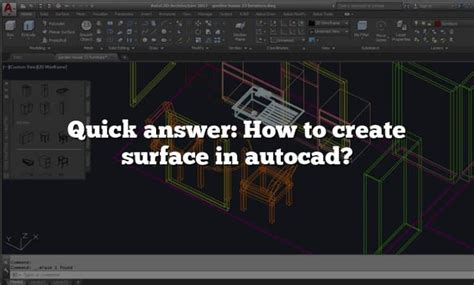 Create Surfaces AutoCAD 的图像结果