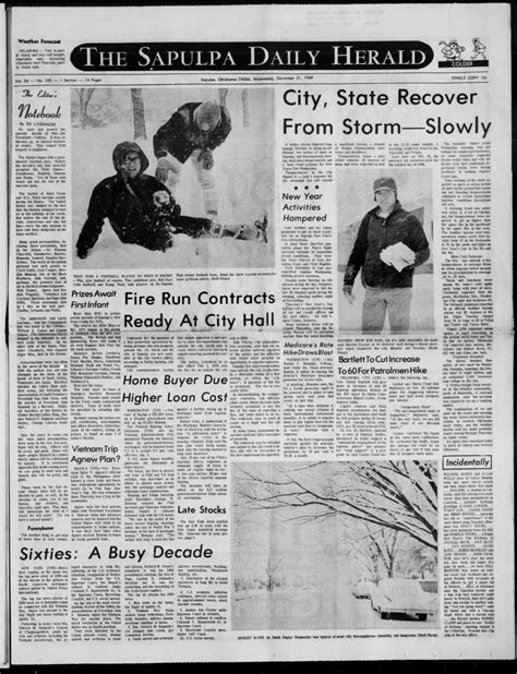 Spotlight on Sapulpa: Headlines for December 31st – Sapulpa Times