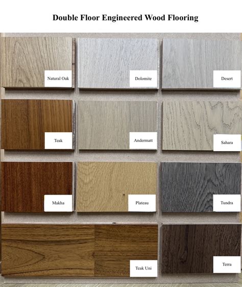 Wood Floor Stain Color Chart