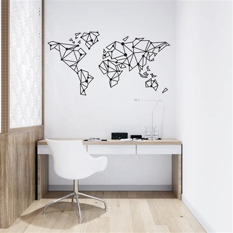 World Map Wall Decal Sticker 的图像结果