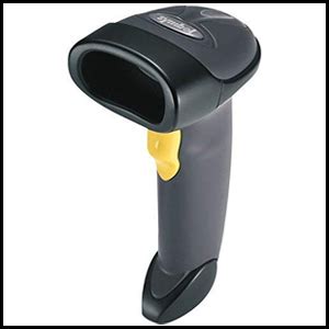 Zebra LS2208 1D Handheld Barcode Scanner Wired USB Optical Laser Black ...