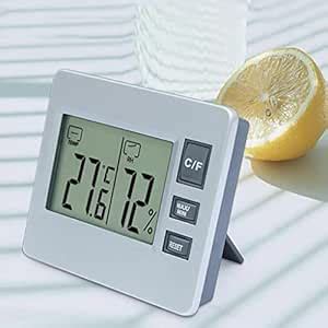 Buy GG LCD Digital Window Weather Station Thermometer Hydrometer ...