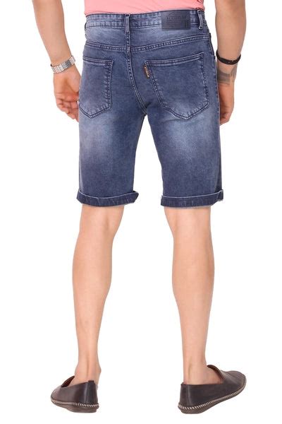 Denim Shorts, Men Denim Shorts Navy Blue, Distressed Men Denim Shorts ...