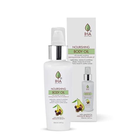 Buy IHA Herbal Body Oil - Deep Nourishing with Olive and Avocado Oil ...