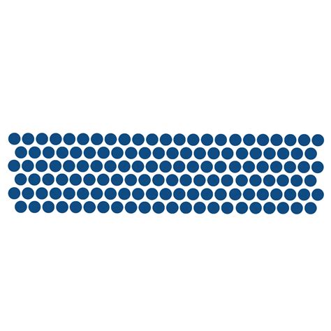 Comet Busters Beautiful Handcrafted Round Navy Blue Velvet Bindis (6 m