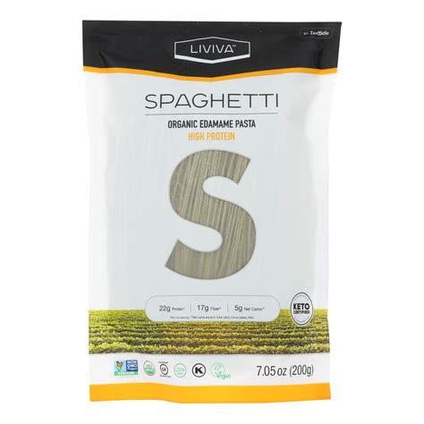 Buy Zeroodle Organic Edamame Mung Bean Spaghetti - Case of 6 - 7.05 OZ ...