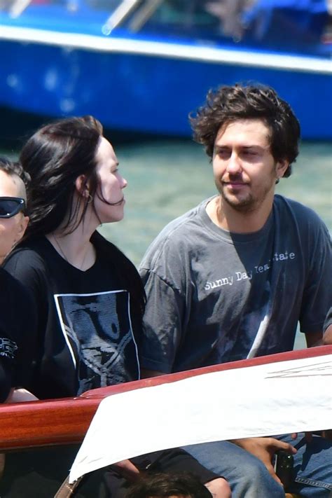 BILLIE EILISH and Nat Wolff at a Water Taxi in Venice 06/07/2025 ...