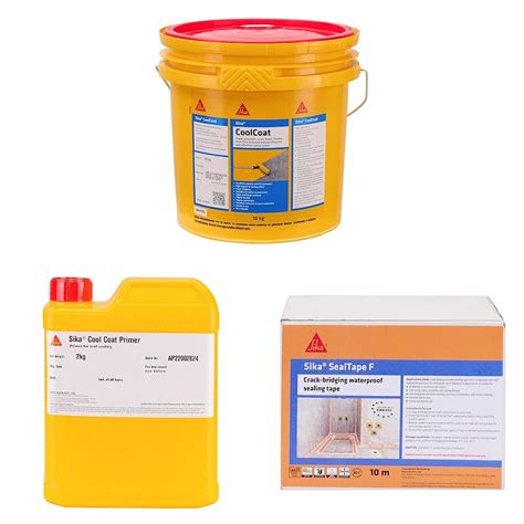 Sika CoolCoat, Flexible waterproofing and heat reflective coating for ...