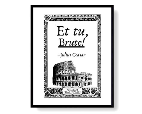 Et Tu Brute Painting