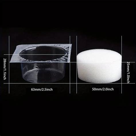 naom 24 pezzi/scatola Coppa per immersione tatuaggi, coppette monouso ...