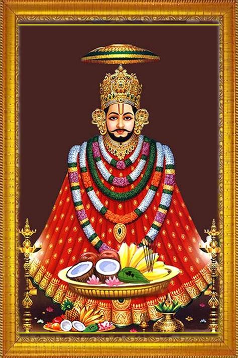 Engineered Wood Glossy Laminated Religious Baba Khatu Shyam ji Wall ...