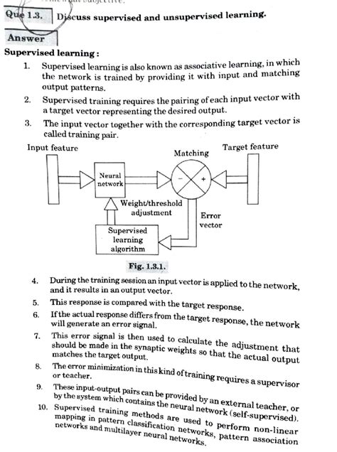 Imp ML Questions: Supervised vs Unsupervised Learning and More - Studocu