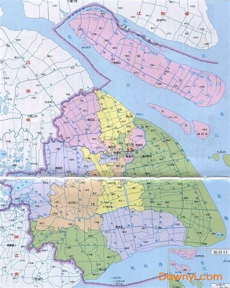 上海市政区地图高清版下载|上海市政区地图下载高清无水印版_ 当易网