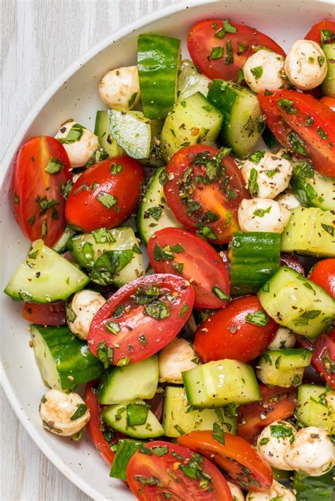 Cucumber Caprese Salad: How To Make It Fresh & Lemon Zested