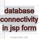 JSP Database Connection 的图像结果