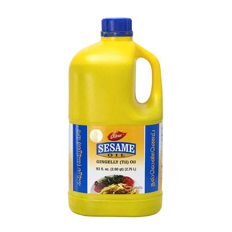 Dabur Sesame Oil from Sesame Seed, Till Oil, Gingelly Oil (2.75 Litre ...