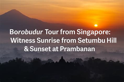 Where To Buy Borobudur Ticket