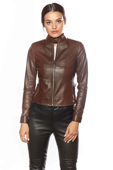 Womens Leather Jacket Classic at Dianna Wagner blog