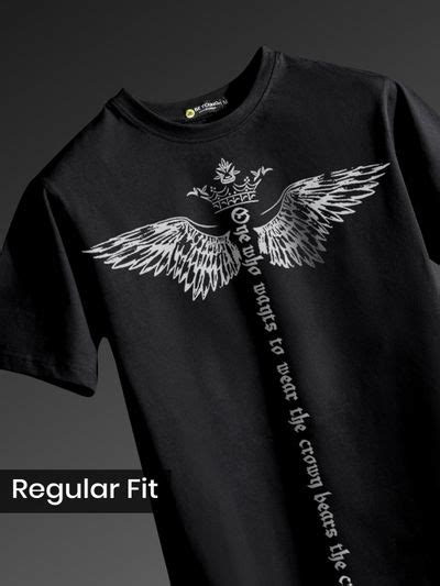 Buy Winged Half Sleeve Printed T-shirt for Men Online in India - Beyoung