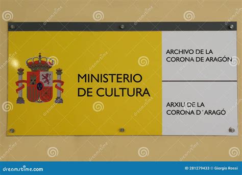 Nameplate And Symbol Of The Palau Del Lloctinent Courtyard ...