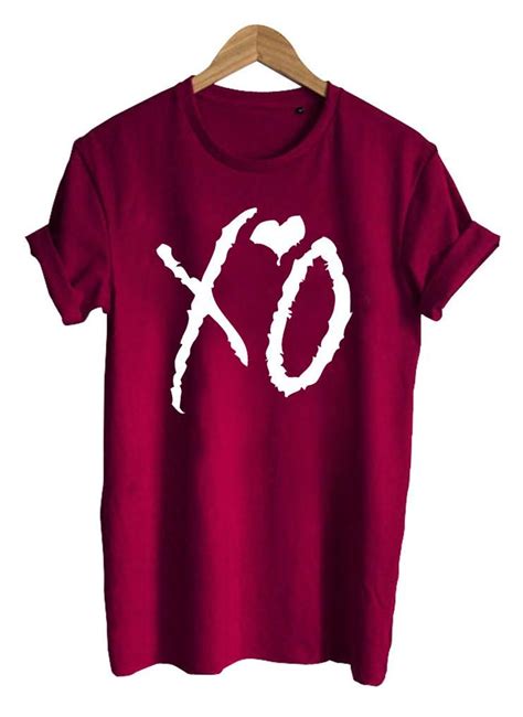 XO The Weeknd T shirt in 2020 | The weeknd t shirt, The weeknd shirt ...