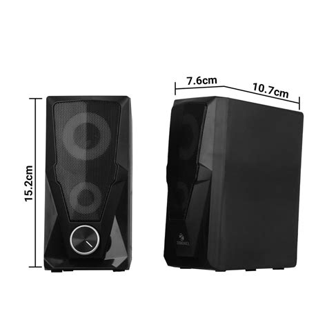 Zebronics Warrior 2.0 Speaker - 10W, LED, USB powered