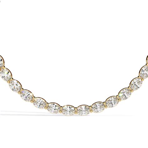Opalique Oval Diamond Necklace – Espira Gems