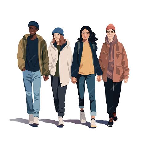 People Standing Together Cartoon 的图像结果