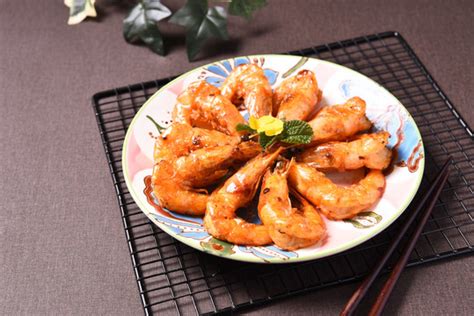 铁板开背虾,中国菜系,食品餐饮,摄影素材,汇图网www.huitu.com