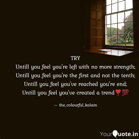 TRY Untill you feel you'r... | Quotes & Writings by Pooja Panjwani ...
