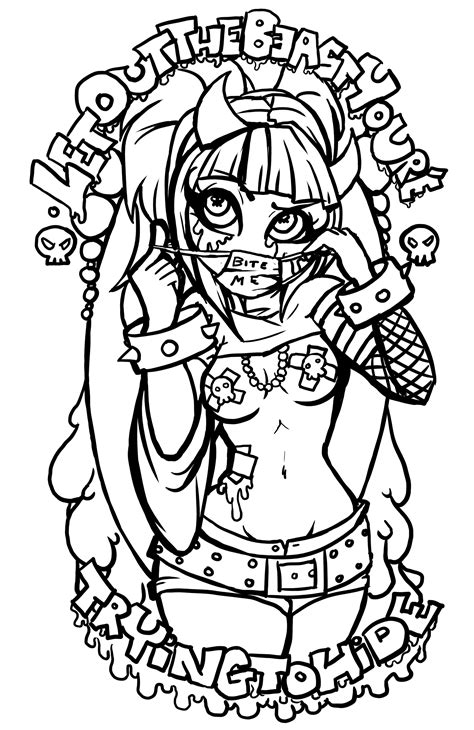 Fuck you forever a printable naughty adult coloring page etsy – Artofit