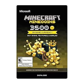 Minecoins Pack for Minecraft-3500 Coins Gift Code : Amazon.in ...